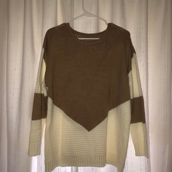 Camel Patchwork Sweater - Picture 4 of 5